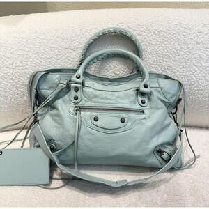Balanciaga City Bag Rare Mint Green #177689B12B